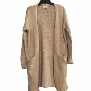 Old Navy Beige Maxi Duster Cardigan